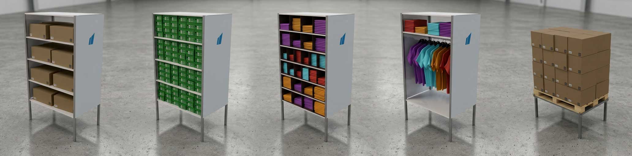 SCALLOG Mobile Shelves and Mobile Pallet Rack robotic storage